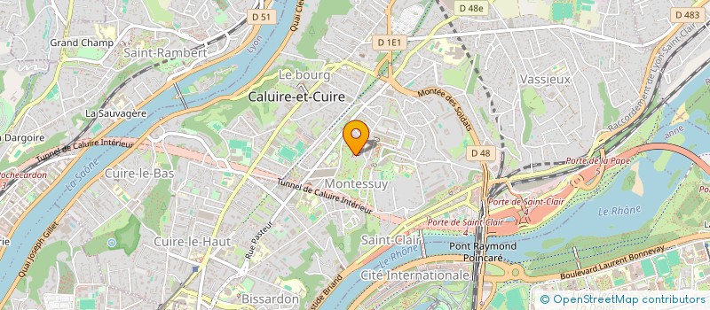 localisation de l'entreprise MONSIEUR THOMAS PELLIER-MERMIN  CALUIRE-ET-CUIRE