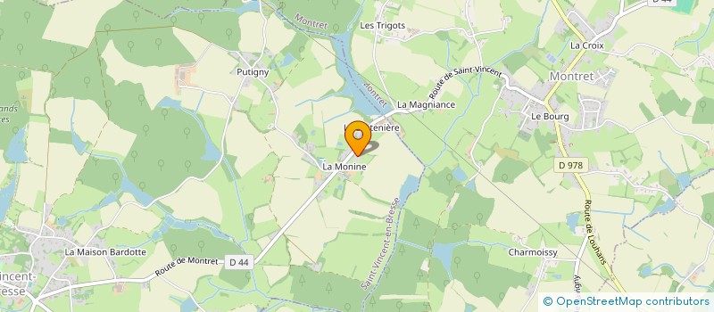 localisation de l'entreprise MONSIEUR THOMAS PERDRIX  SAINT-VINCENT-EN-BRESSE