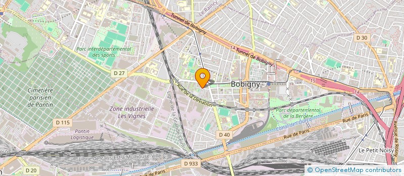 localisation de l'entreprise MONSIEUR THOMAS PEREIRA à BOBIGNY