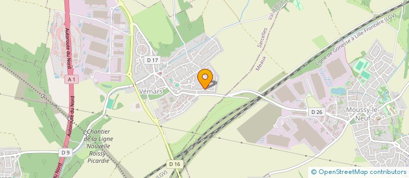 localisation de l'entreprise MONSIEUR THOMAS PEREZ  VEMARS