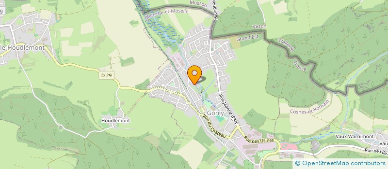 localisation de l'entreprise MONSIEUR THOMAS PERIN  GORCY