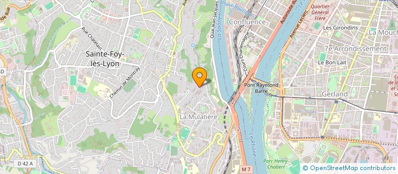 localisation de l'entreprise MONSIEUR THOMAS PERNET  LA MULATIERE