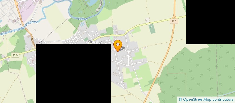 localisation de l'entreprise MONSIEUR THOMAS PERNET  SINCENY