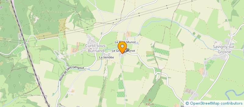 localisation de l'entreprise MONSIEUR THOMAS PERRAUT  CURTIL-SOUS-BURNAND