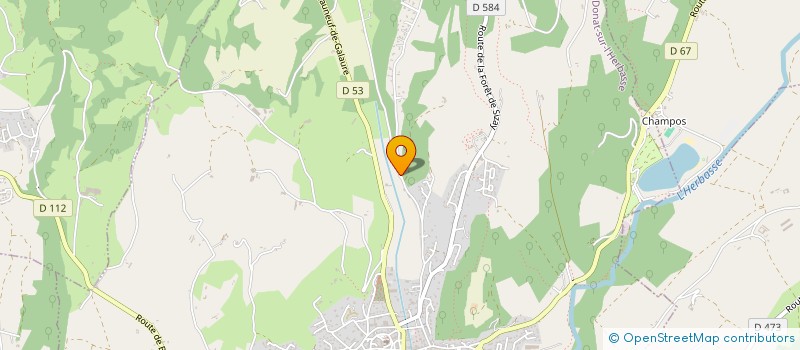 localisation de l'entreprise MONSIEUR THOMAS PERRIER  SAINT-DONAT-SUR-L'HERBASSE