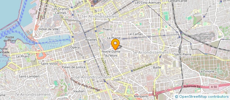 localisation de l'entreprise MONSIEUR THOMAS PERRIGAULT  MARSEILLE