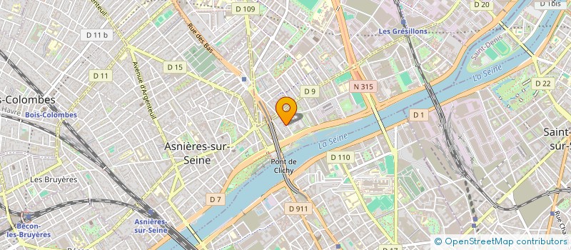 localisation de l'entreprise MONSIEUR THOMAS PERRIN  ASNIERES-SUR-SEINE