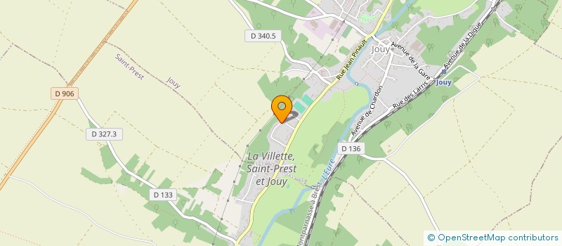localisation de l'entreprise MONSIEUR THOMAS PERRIN à JOUY