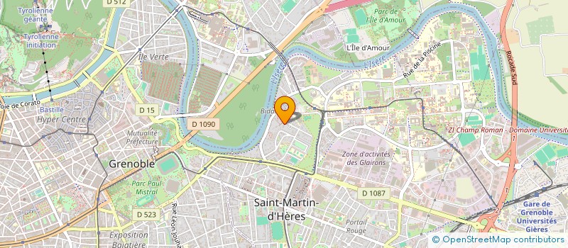 localisation de l'entreprise MONSIEUR THOMAS PERRIN  SAINT-MARTIN-D'HERES