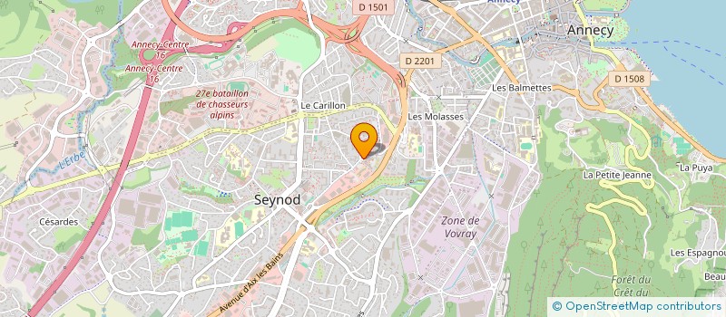 localisation de l'entreprise MONSIEUR THOMAS PERRONE à ANNECY