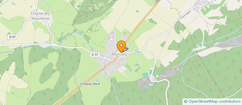 localisation de l'entreprise MONSIEUR THOMAS PERROT  FRASNE-LES-MEULIERES