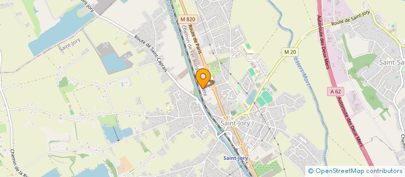 localisation de l'entreprise MONSIEUR THOMAS PERROUD  ST JORY