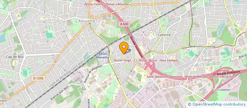 localisation de l'entreprise MONSIEUR THOMAS PERSYN  PESSAC