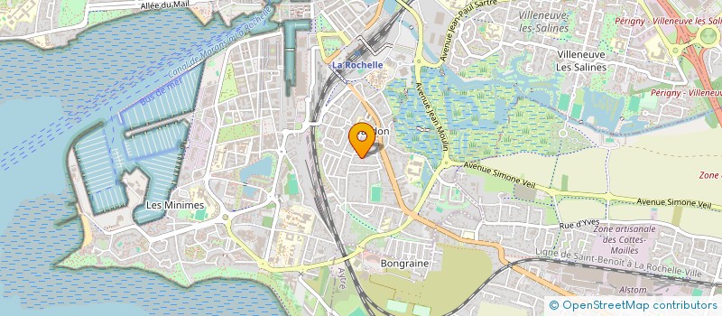 localisation de l'entreprise MONSIEUR THOMAS PESLE  LA ROCHELLE