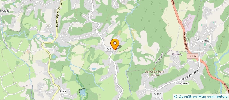 localisation de l'entreprise MONSIEUR THOMAS PETERSEN  ARCANGUES