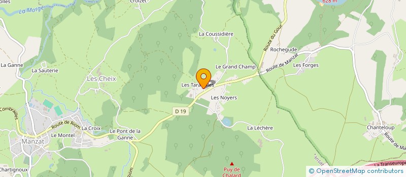 localisation de l'entreprise MONSIEUR THOMAS PETIT à MANZAT