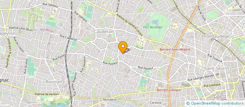 localisation de l'entreprise MONSIEUR THOMAS PETIT à BORDEAUX