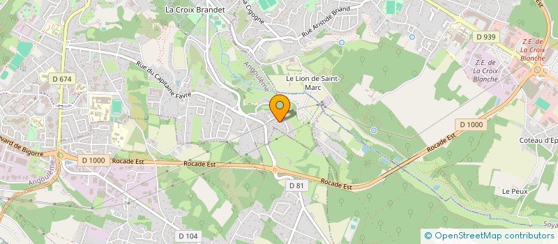 localisation de l'entreprise MONSIEUR THOMAS PETIT à ANGOULEME
