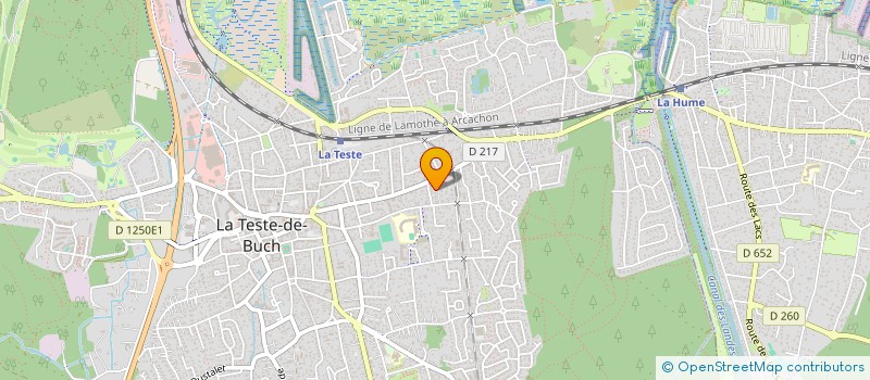 localisation de l'entreprise MONSIEUR THOMAS PETIT  LA TESTE-DE-BUCH