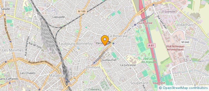 localisation de l'entreprise MONSIEUR THOMAS PETIT à TOULOUSE