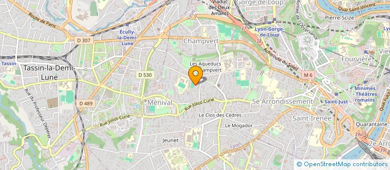 localisation de l'entreprise MONSIEUR THOMAS PETITJEAN à LYON
