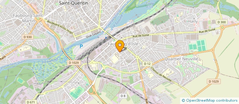localisation de l'entreprise MONSIEUR THOMAS PETITJEAN à SAINT-QUENTIN