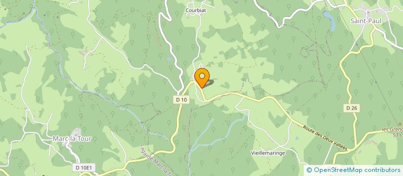 localisation de l'entreprise MONSIEUR THOMAS PETOT  PANDRIGNES