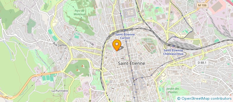 localisation de l'entreprise MONSIEUR THOMAS PHILIPON  SAINT-ETIENNE