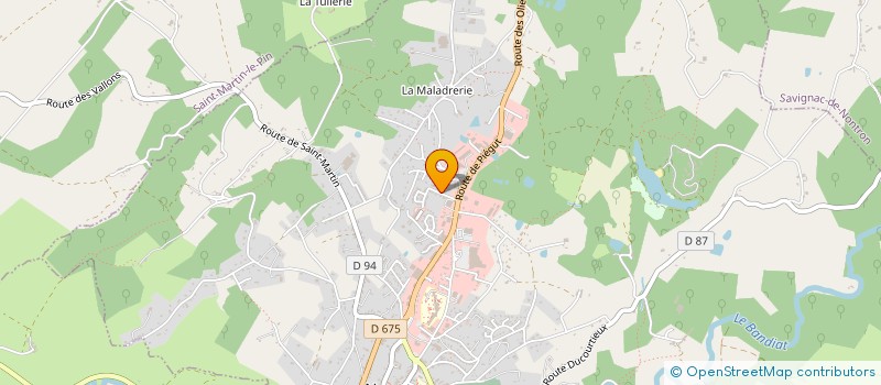 localisation de l'entreprise MONSIEUR THOMAS PICARD  ABJAT-SUR-BANDIAT