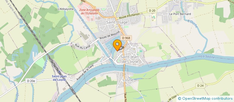 localisation de l'entreprise MONSIEUR THOMAS PICOLLIN  SAINT-JEAN-DE-LOSNE