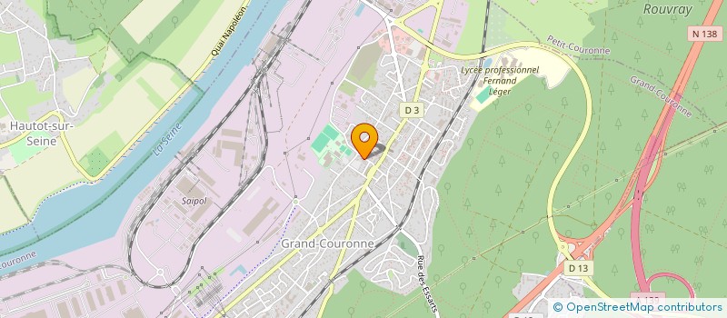 localisation de l'entreprise MONSIEUR THOMAS PIERRE  GRAND-COURONNE