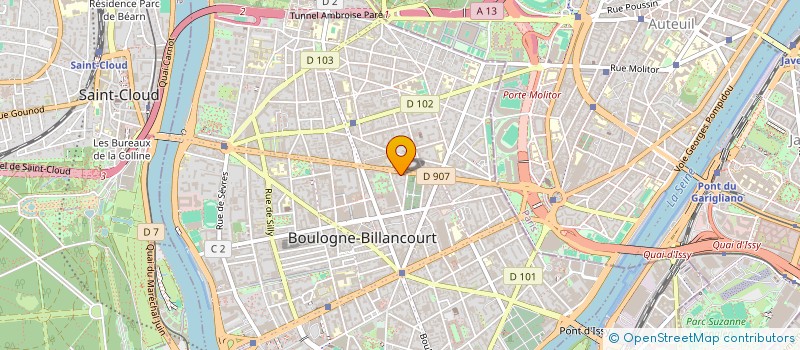 localisation de l'entreprise MONSIEUR THOMAS PIERRE MARTIN JAGER à BOULOGNE-BILLANCOURT