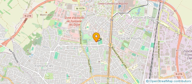 localisation de l'entreprise MONSIEUR THOMAS PIERRE PAPIN à DIJON
