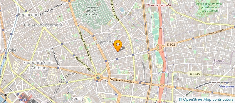 localisation de l'entreprise MONSIEUR THOMAS PIGEON  PARIS