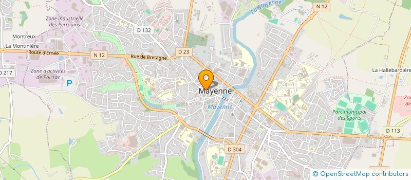 localisation de l'entreprise MONSIEUR THOMAS PIGEON  MAYENNE