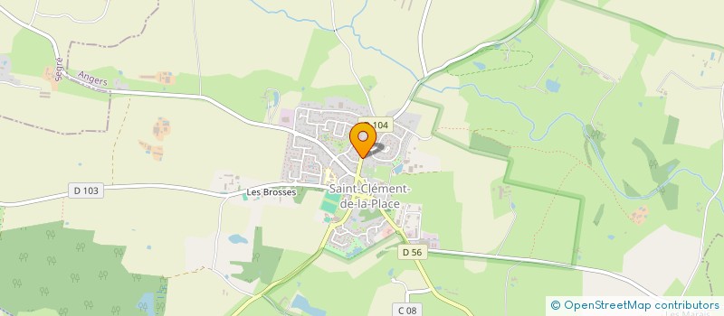 localisation de l'entreprise MONSIEUR THOMAS PILLET  SAINT-CLEMENT-DE-LA-PLACE