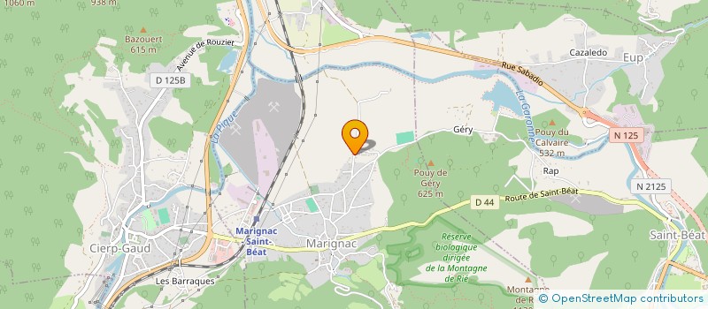 localisation de l'entreprise MONSIEUR THOMAS PINARD  MARIGNAC