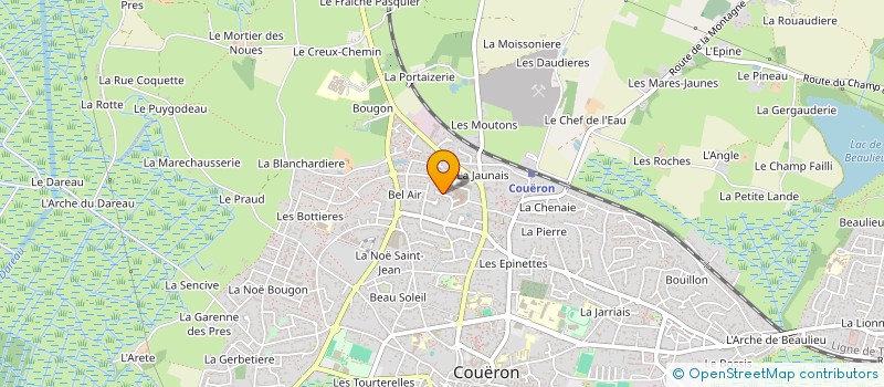 localisation de l'entreprise MONSIEUR THOMAS PINLOU à COUERON