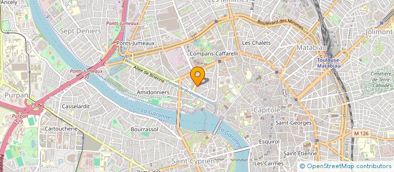 localisation de l'entreprise MONSIEUR THOMAS PINTO GOMES  TOULOUSE