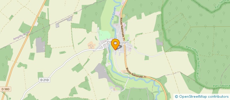 localisation de l'entreprise MONSIEUR THOMAS PIOFFRET  CHAMESSON