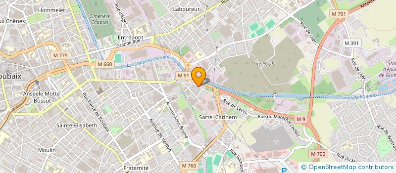 localisation de l'entreprise MONSIEUR THOMAS PIROG à ROUBAIX