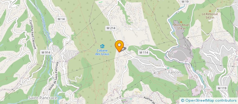 localisation de l'entreprise MONSIEUR THOMAS PITON  FALICON