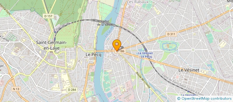 localisation de l'entreprise MONSIEUR THOMAS PLANTE  LE VESINET