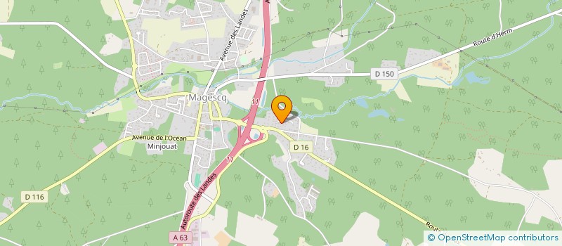 localisation de l'entreprise MONSIEUR THOMAS PLICQUE  MAGESCQ