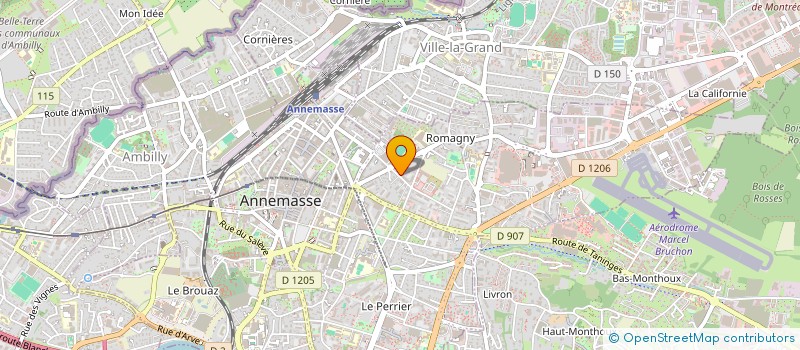 localisation de l'entreprise MONSIEUR THOMAS PLOUZEAU  ANNEMASSE