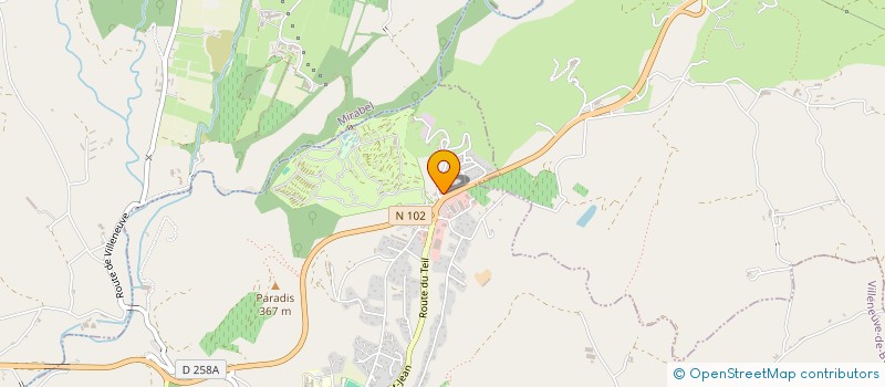 localisation de l'entreprise MONSIEUR THOMAS POCHIERO  VILLENEUVE-DE-BERG