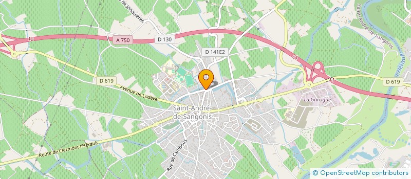 localisation de l'entreprise MONSIEUR THOMAS POGNONEC  SAINT-ANDRE-DE-SANGONIS