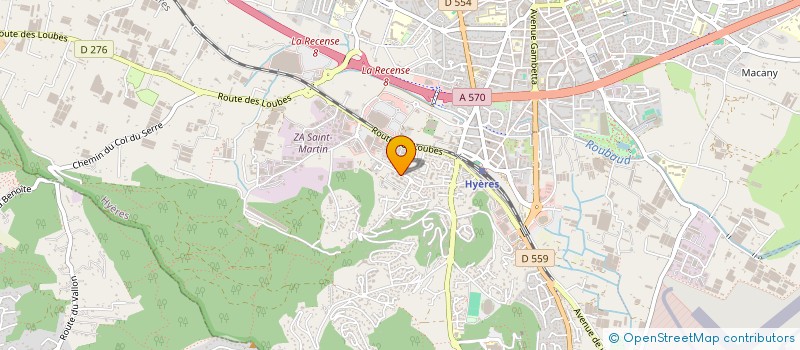 localisation de l'entreprise MONSIEUR THOMAS POIGNARD à HYERES