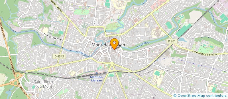 localisation de l'entreprise MONSIEUR THOMAS POINT  CASTELNAU D'AUZAN LABARRERE