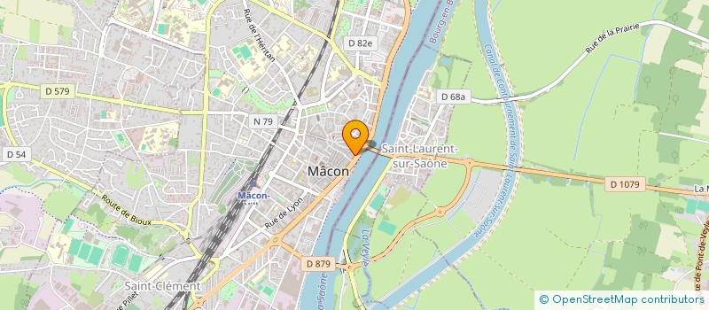 localisation de l'entreprise MONSIEUR THOMAS POIRIER  MACON